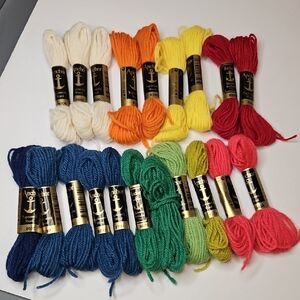 Anchor Tapisserie Wool Yarn- Lot of 20  (10M Each) Assorted Colors
